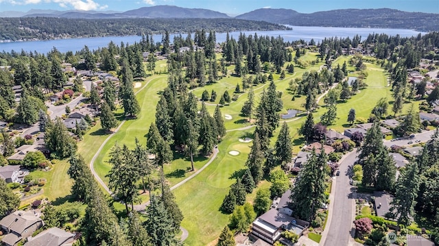 18114 NE 23rd St, Redmond, WA 98052 - aerial view of property's location featuring a water and mountain view and nearby suburban area