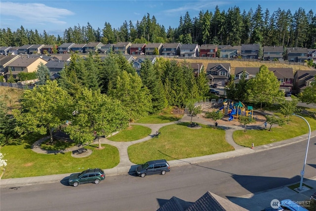 2211 56th St SE, Auburn, WA 98092 - aerial view of residential area with a community park