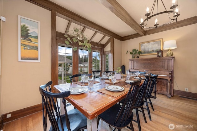 902 Washington St, Wenatchee, WA 98801 - dining area featuring a chandelier and light wood-style floors