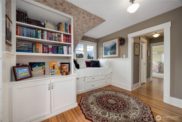 902 Washington St, Wenatchee, WA 98801 - sitting room featuring light wood-type flooring and wainscoting