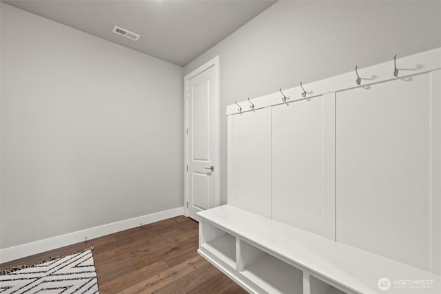 7176 Teal Loop, Gig Harbor, WA 98335 - mudroom featuring baseboards and dark wood-type flooring