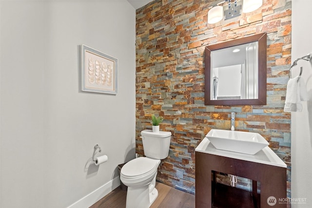 7176 Teal Loop, Gig Harbor, WA 98335 - half bathroom featuring wood finished floors and vanity