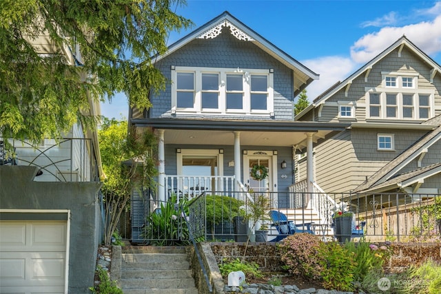 2707 4th Ave W, Seattle, WA 98119 - view of front of house featuring a porch and stairs