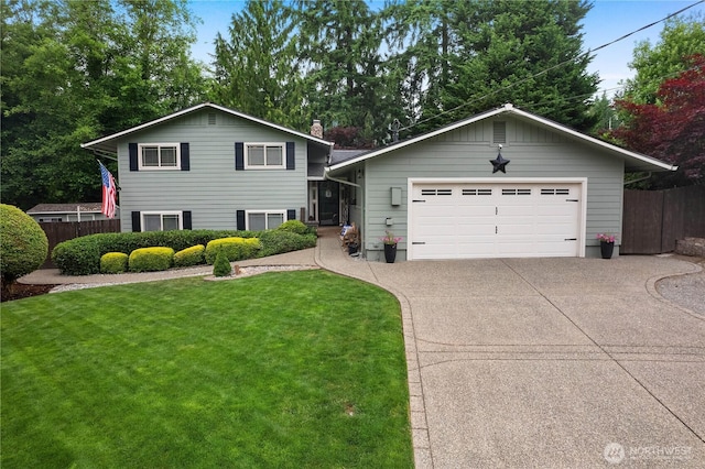 4121 54th Street Ct NW, Gig Harbor, WA 98335 - split level home with driveway and a garage