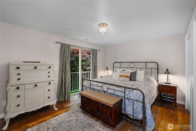 4121 54th Street Ct NW, Gig Harbor, WA 98335 - bedroom featuring wood finished floors and access to exterior