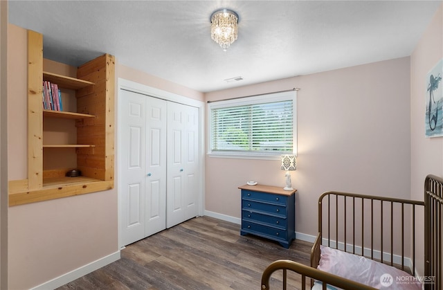 4121 54th Street Ct NW, Gig Harbor, WA 98335 - bedroom with dark wood-style floors and a closet