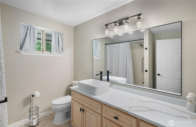 4121 54th Street Ct NW, Gig Harbor, WA 98335 - bathroom featuring vanity and a shower with shower curtain