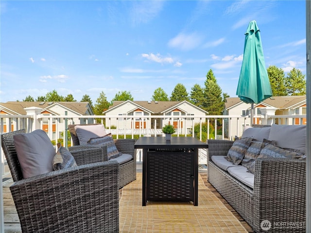 800 96th Ave NE Unit H202, Lake Stevens, WA 98258 - deck featuring a residential view and outdoor lounge area