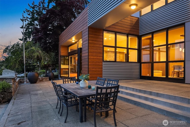 3840 E Mercer Way, Mercer Island, WA 98040 - view of patio featuring outdoor dining area
