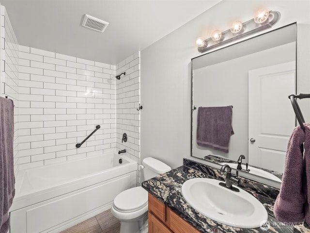 101 E Carols Pl, Belfair, WA 98528 - bathroom with vanity and shower / washtub combination