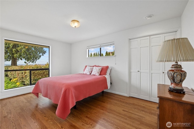 18035 8th Ave NW, Shoreline, WA 98177 - bedroom with wood finished floors and a closet
