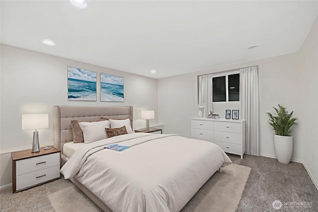 18035 8th Ave NW, Shoreline, WA 98177 - bedroom featuring light carpet and recessed lighting