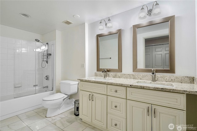 177 107th Ave NE Unit 1012, Bellevue, WA 98004 - bathroom featuring double vanity and washtub / shower combination