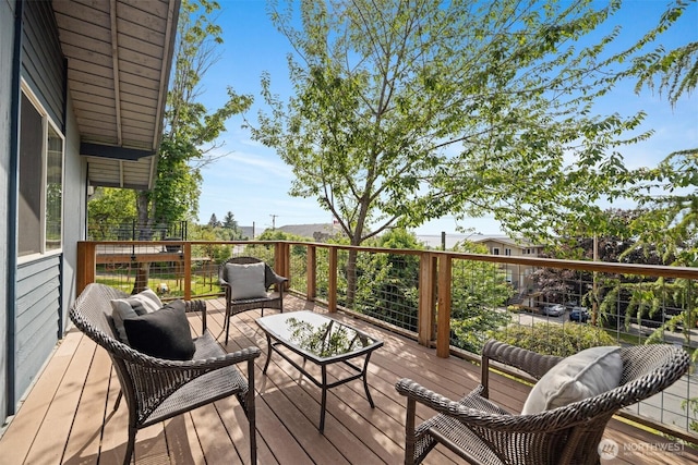 606 N State St, Bellingham, WA 98225 - view of wooden deck