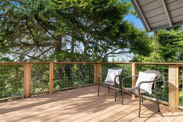 606 N State St, Bellingham, WA 98225 - view of wooden deck