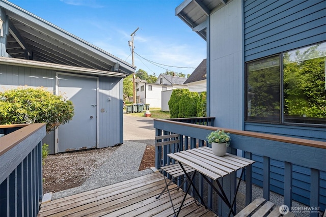 606 N State St, Bellingham, WA 98225 - view of wooden deck
