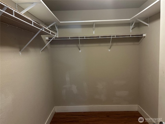 3008 N Narrows Dr Unit B102, Tacoma, WA 98407 - walk in closet featuring wood finished floors