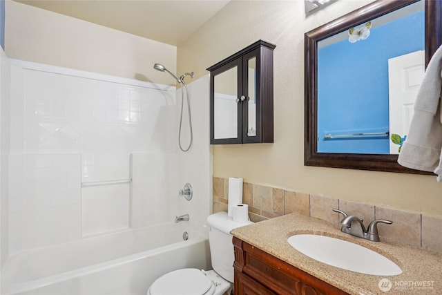 17707 1st Avenue Ct E, Spanaway, WA 98387 - bathroom featuring shower / washtub combination and vanity