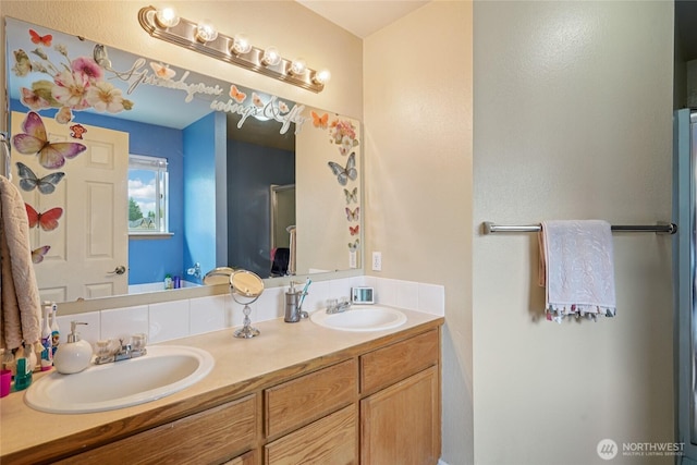 17707 1st Avenue Ct E, Spanaway, WA 98387 - bathroom featuring double vanity