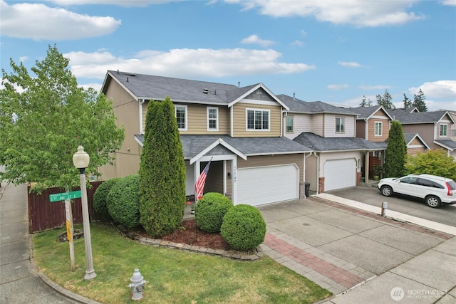 17707 1st Avenue Ct E, Spanaway, WA 98387 - multi unit property with driveway, an attached garage, and a front lawn