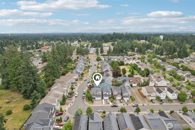 17707 1st Avenue Ct E, Spanaway, WA 98387 - aerial view of residential area