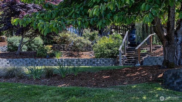 220 Colman Dr, Port Townsend, WA 98368 - view of yard featuring stairs