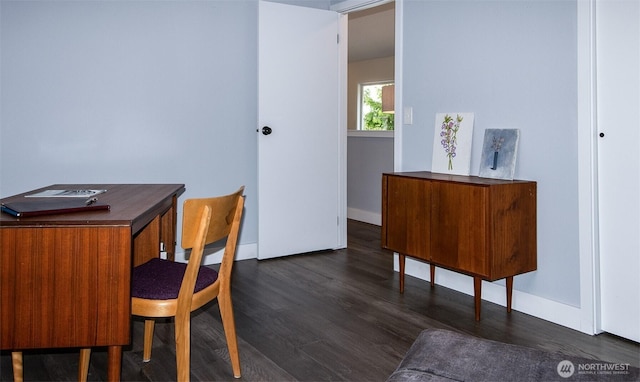 220 Colman Dr, Port Townsend, WA 98368 - office space featuring dark wood-style floors and baseboards
