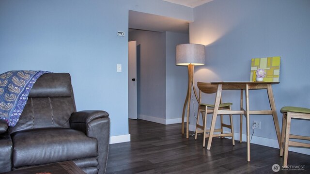 220 Colman Dr, Port Townsend, WA 98368 - sitting room featuring wood finished floors and baseboards