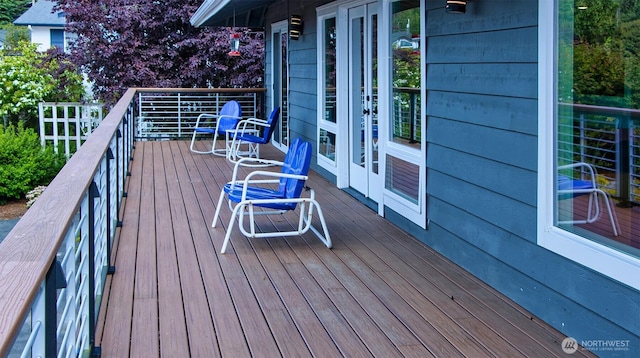 220 Colman Dr, Port Townsend, WA 98368 - view of wooden deck