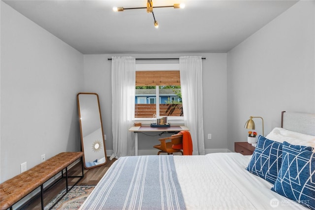 477 Ocean Shores Blvd SW, Ocean Shores, WA 98569 - bedroom featuring wood finished floors and baseboards
