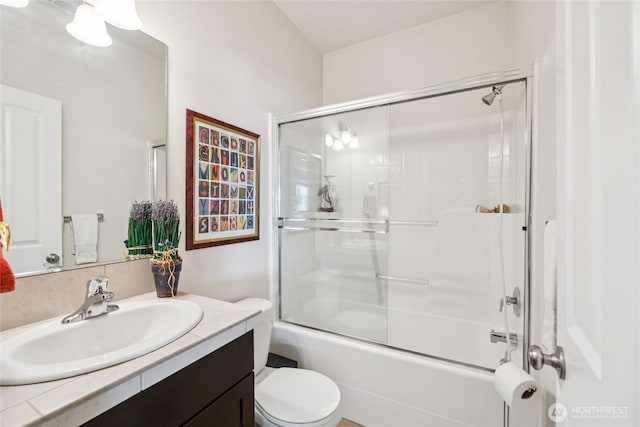 26707 NE 144th Ct, Duvall, WA 98019 - bathroom featuring vanity and enclosed tub / shower combo
