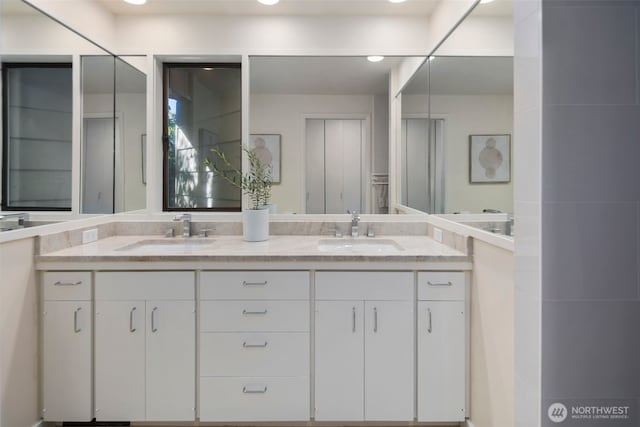 4662 95th Ave NE, Yarrow Point, WA 98004 - bathroom with double vanity