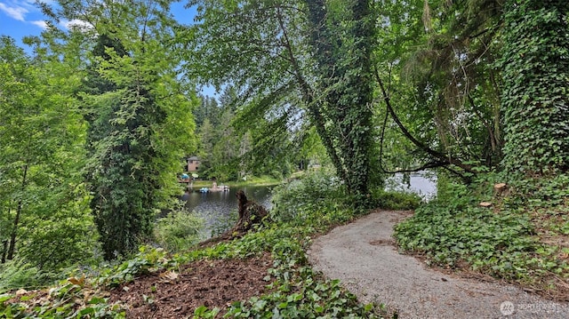 4120 Lake House Ln SE, Olympia, WA 98513 - view of yard with a water view