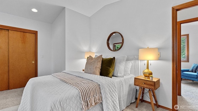 4120 Lake House Ln SE, Olympia, WA 98513 - bedroom with carpet floors and lofted ceiling