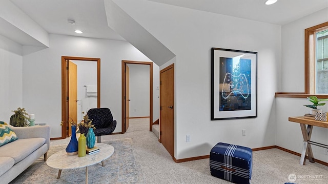4120 Lake House Ln SE, Olympia, WA 98513 - sitting room featuring carpet flooring and recessed lighting