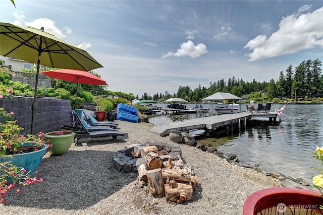 1504 E Lakeshore Dr, Lake Stevens, WA 98258 - dock area featuring a water view