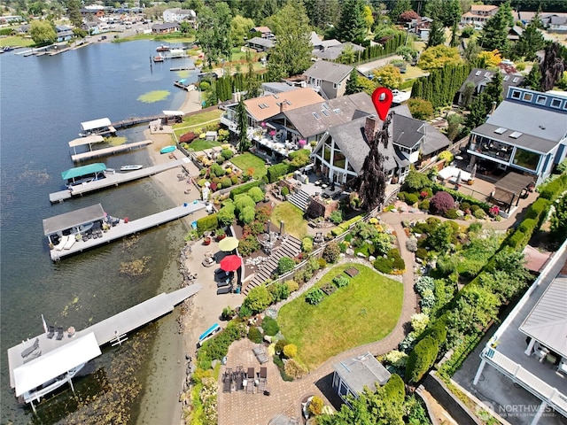 1504 E Lakeshore Dr, Lake Stevens, WA 98258 - aerial overview of property's location with a large body of water