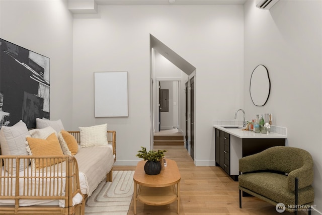 1108A 34th Ave, Seattle, WA 98122 - living room featuring light wood-style floors and baseboards