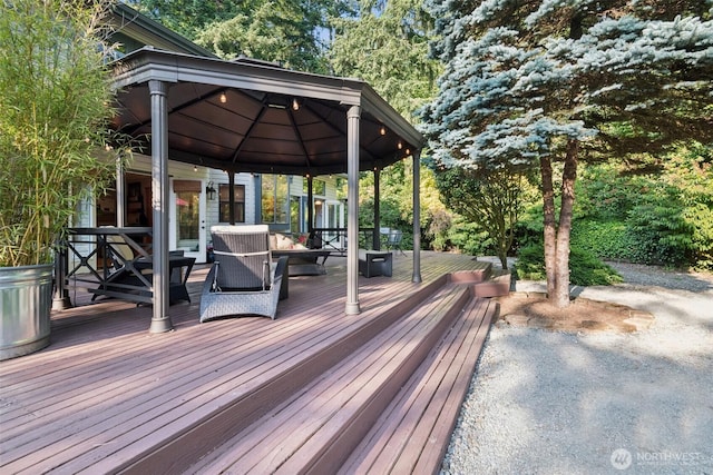 24230 218th Ave SE, Maple Valley, WA 98038 - deck featuring a gazebo