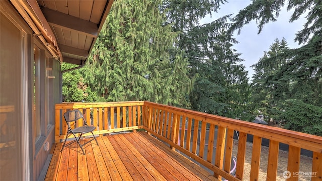 501 143rd St S, Tacoma, WA 98444 - view of wooden deck
