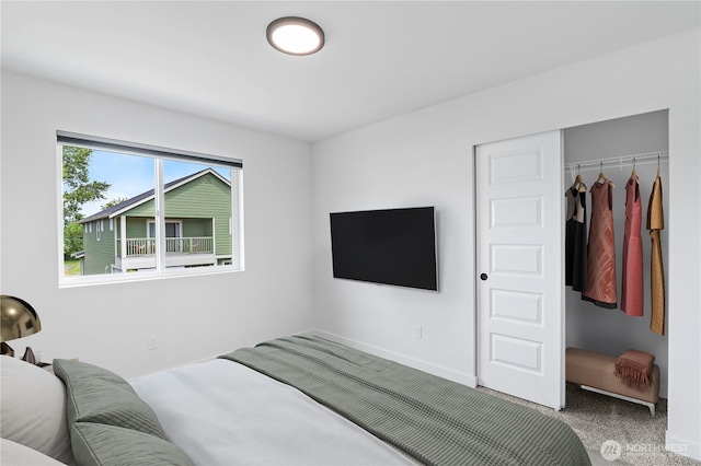 1611 Austin Ave, Snohomish, WA 98290 - bedroom with carpet floors and a closet