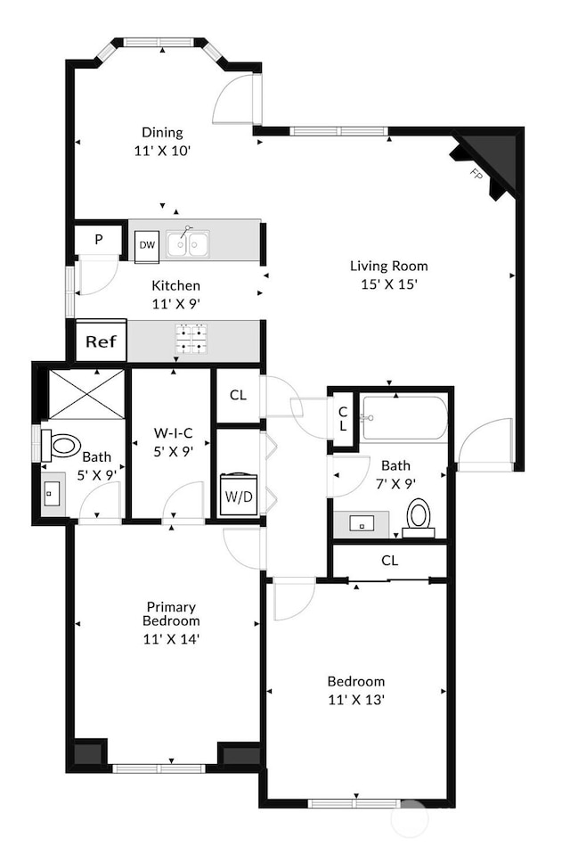 3006 SE 8th St Unit 2120, Renton, WA 98058 - view of property floor plan