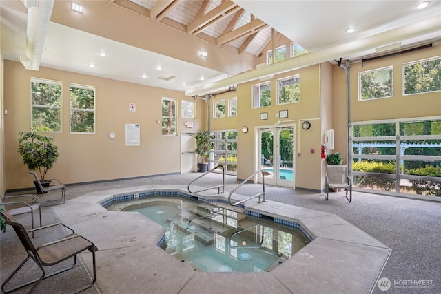 33020 10th Ave SW Unit E204, Federal Way, WA 98023 - community pool with a hot tub and french doors