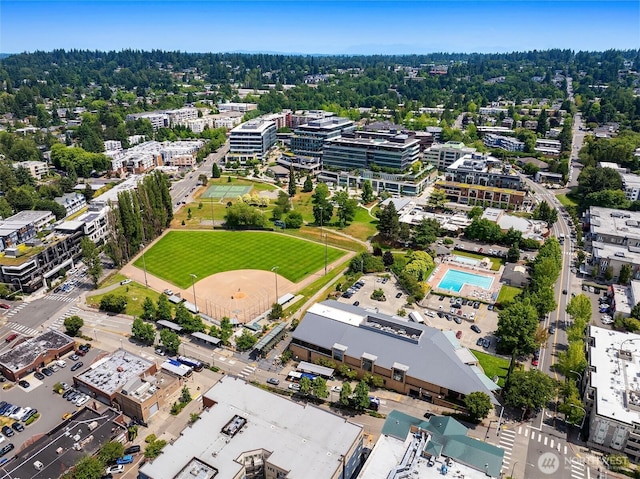 122 S State St Unit 207E, Kirkland, WA 98033 - bird's eye view of a pool area