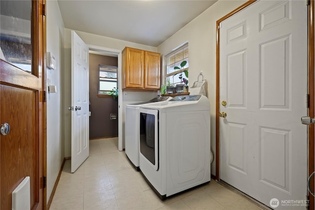 1220 S 313th St, Federal Way, WA 98003 - laundry room with cabinet space, separate washer and dryer, and plenty of natural light