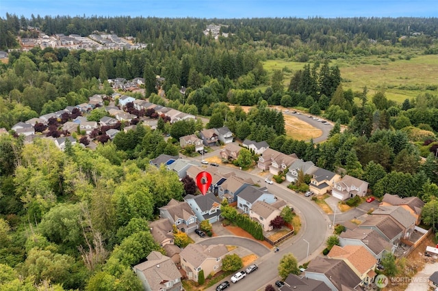 18328 10th Dr SE, Bothell, WA 98012 - aerial view of residential area with a forest