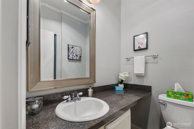 1812 25th Ave Unit C, Seattle, WA 98122 - bathroom featuring vanity and ornamental molding