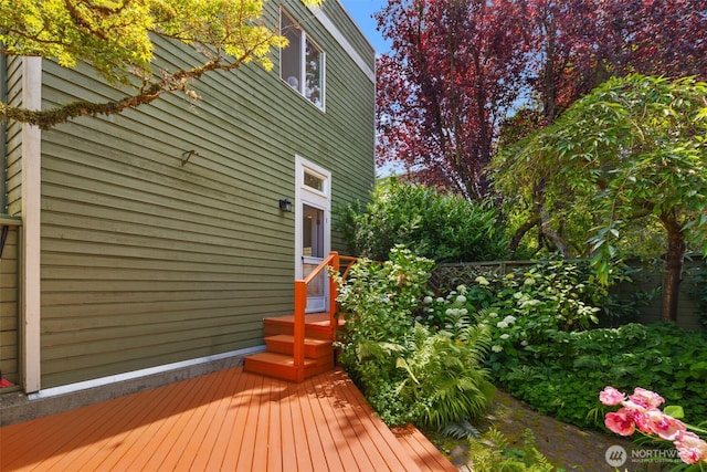 1812 25th Ave Unit C, Seattle, WA 98122 - view of wooden terrace