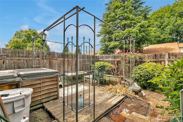 1823 M St NE Unit 1823, Auburn, WA 98002 - wooden terrace featuring a fenced backyard