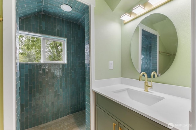 10303 40th Ave E, Tacoma, WA 98446 - full bathroom featuring vanity and a tile shower